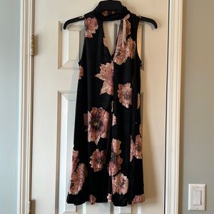 NWT Aqua choker neck a-line dress